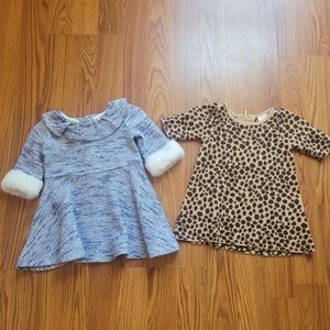2 Janie and Jack Dresses 3 to 6 Months